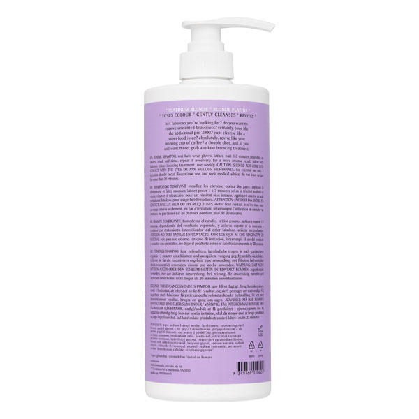 Evo Fabuloso Platinum Blonde Toning Shampoo Liter Baslerbeauty