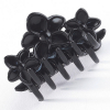 Hair clip flower ornament Black - 1