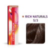 Wella Color Touch Rich Naturals 5/3 Oro marrone chiaro - 1