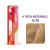 Wella Color Touch Rich Naturals 8/38 Light Blonde Gold Pearl - 1