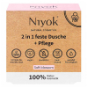Niyok 2 in 1 feste Dusche + Pflege - Soft blossom 80 g - 1