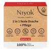 Niyok 2 in 1 feste Dusche + Pflege - Intense red 80 g - 1