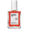 gitti no. 139 Nail Polish Fiery Orange Red 15 ml - 1