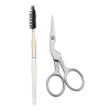 TWEEZERMAN Brow Shaping Scissors & Brush  - 1