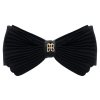 PARSA Beauty Patentspange mit Schleife Schwarz  - 1