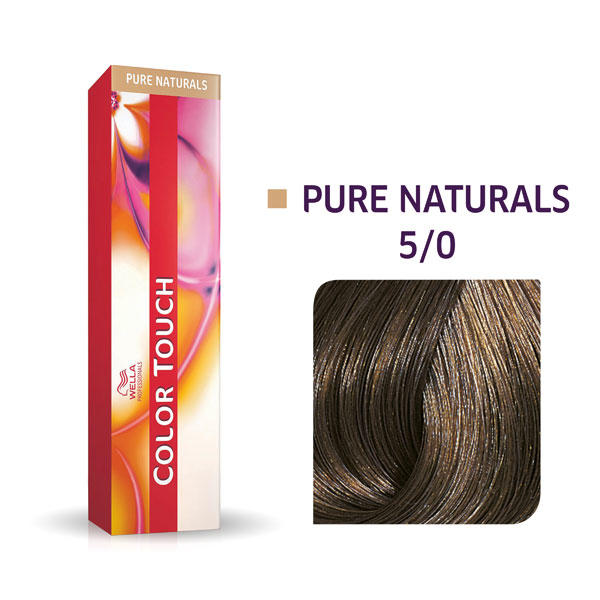 Wella Color Touch Pure Naturals 5/0 Hellbraun - 1