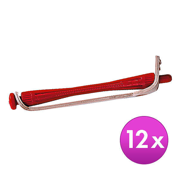MyBrand Master perm short curler Red, Ø 3 mm, Per package 12 pieces - 1
