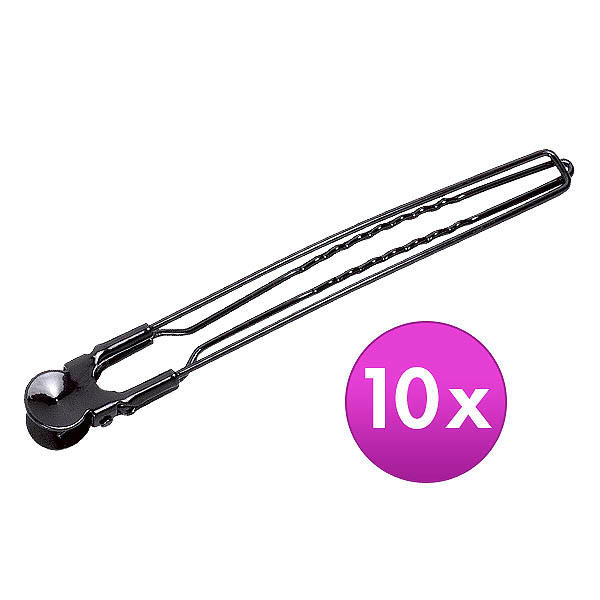 Fripac-Medis Jumbo-Clips Schwarz, Pro Packung 10 Stück - 1