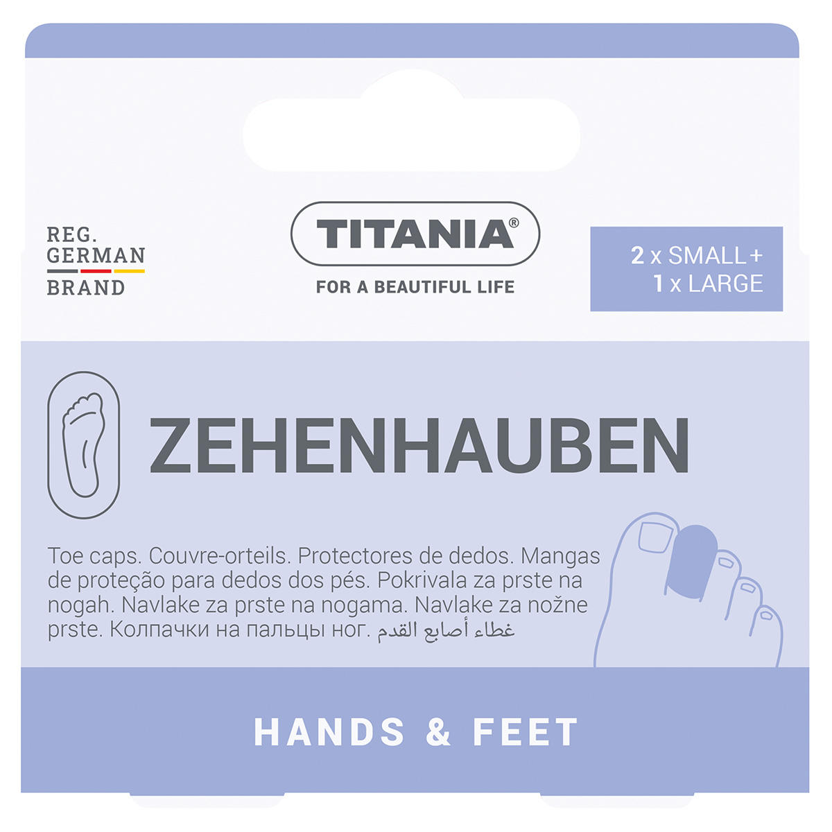 Titania Zehenhauben  - 1