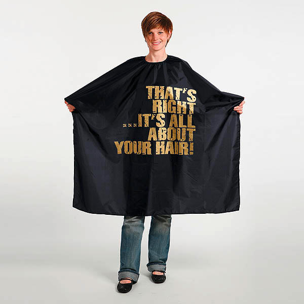   Umhang „That’s right“ Black, font gold - 1