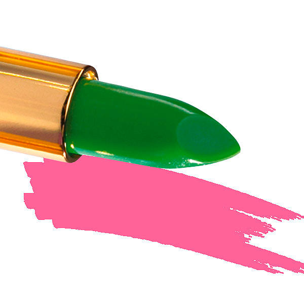 IKOS The "thinking" lipstick DL2, green/night pink (2) - 1