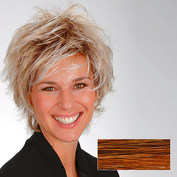 Gisela Mayer Perruque en fibre de Perruques en fibre de synthètiques Petra Rouge Blond-Blond - 1
