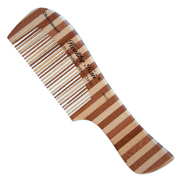 Olivia Garden Bamboo handle comb  - 1