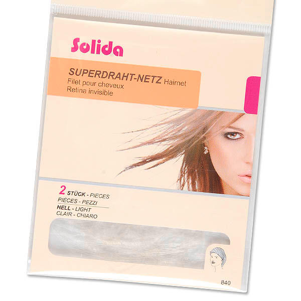 Solida Filets pour cheveux invisible clair, Par paquet 2 pièces - 1