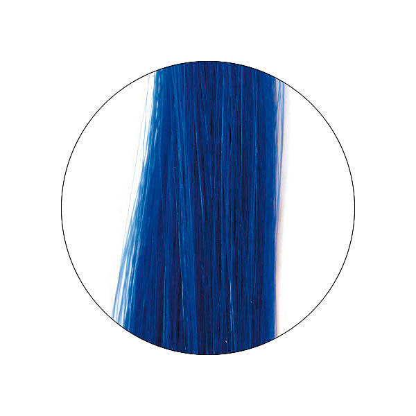hair4long Echthaarsträhnen Effekt Blau - 1