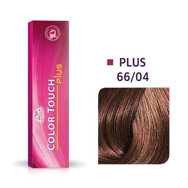 Wella Color Touch Plus 66/04 Dunkelblond Intensiv Natur Rot - 1