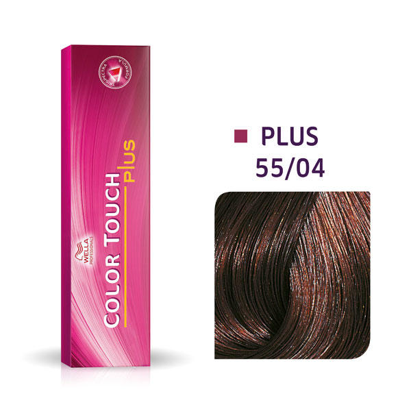 Wella Color Touch Plus 55/04 Hellbraun Intensiv Natur Rot - 1