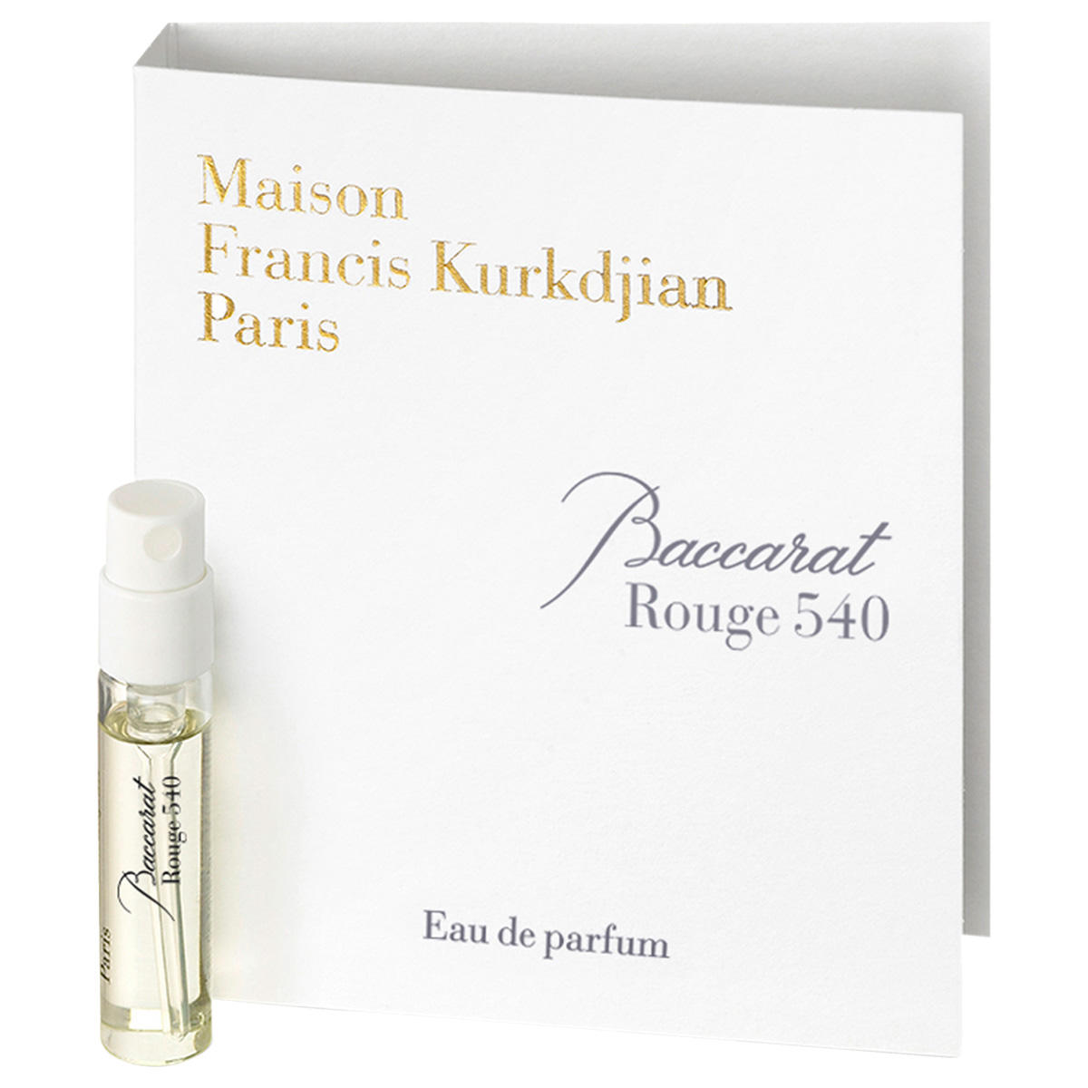 Maison Francis Kurkdjian Paris  Baccarat Rouge 540 Eau de Parfum 2 ml  - 1