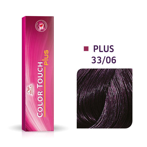 Wella Color Touch Plus 33/06 Marrón Oscuro Intensivo Violeta Natural - 1