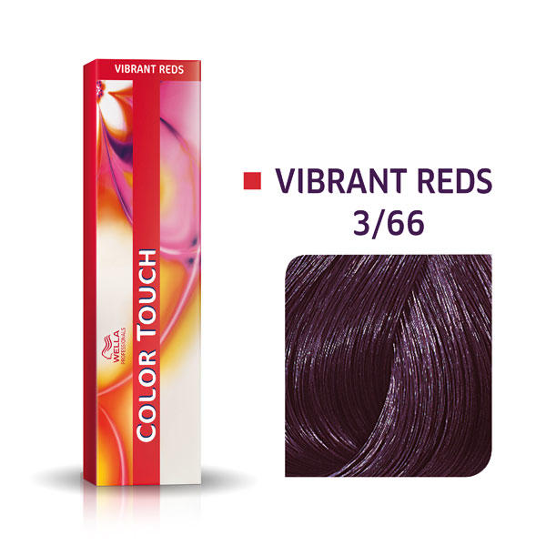 Wella Color Touch Vibrant Reds 3/66 Marrón Oscuro Violeta Intensivo - 1