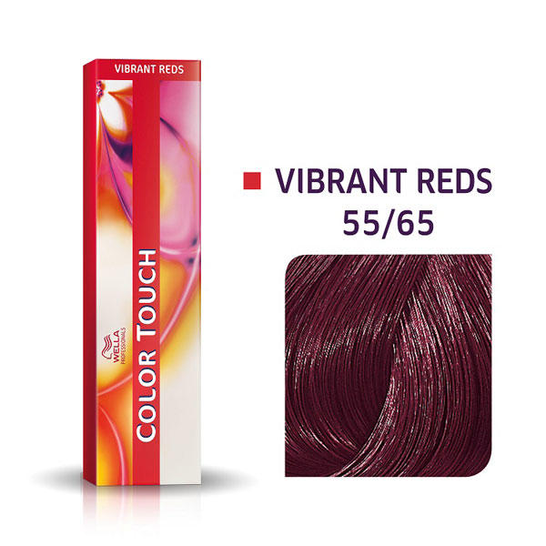 Wella Color Touch Vibrant Reds 55/65 Lichtbruin Intense Violet Mahonie - 1