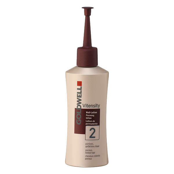 Goldwell Vitensity Permanente 2 - pour cheveux poreux, colorés et méchés naturels jusqu'à max 50% 80 ml Flacon portion - 1