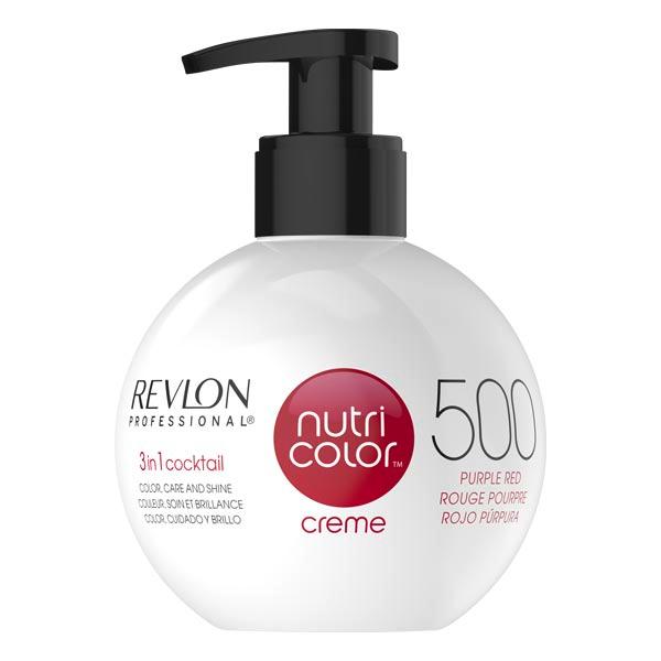 Revlon Professional Nutri Color Creme 500 Purpurrot 270 ml - 1