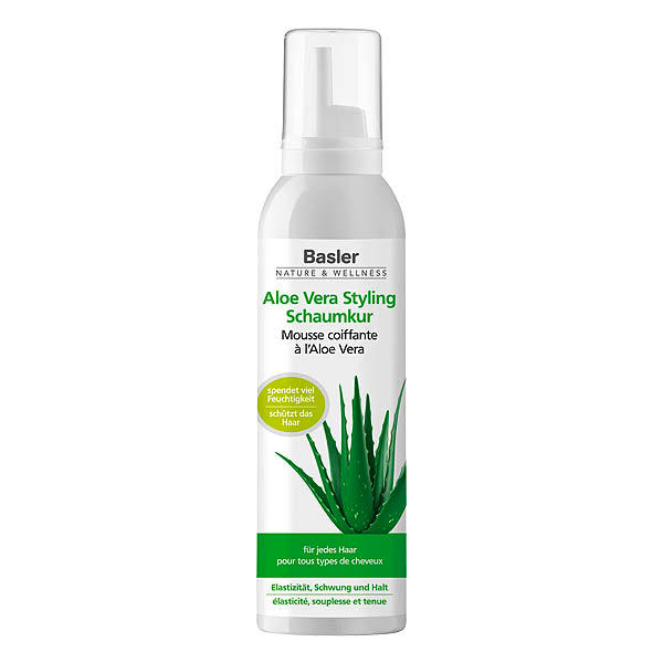Basler Nature & Wellness Tratamiento de espuma de peinado de aloe vera Bote de aerosol de 200 ml - 1