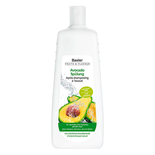 Basler Fruits & Flavour Balsamo all'avocado Bottiglia economica da 1 litro - 1