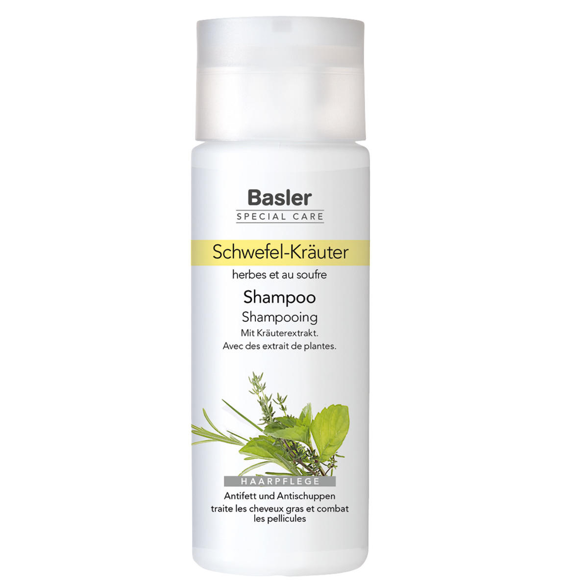 Basler Zwavel-kruiden shampoo Flesje 200 ml - 1