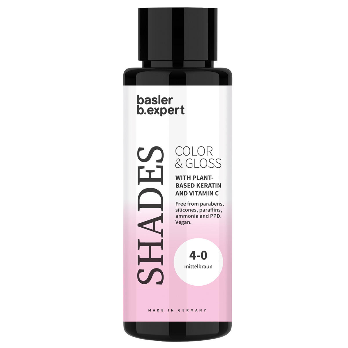 basler SHADES Color & Gloss 4-0 mittelbraun 60 ml - 1