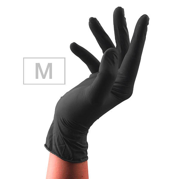 Sibel Latex-Handschuhe Größe M, Pro Packung 100 Stück - 1