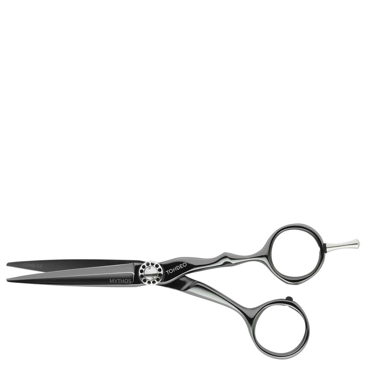 Tondeo Hair Scissors Mythos Black Offset Conblade 5½" - 1
