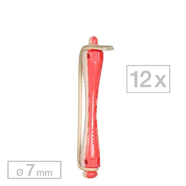 Efalock Permanent curler short Pink/White Ø 7 mm, Per package 12 pieces - 1