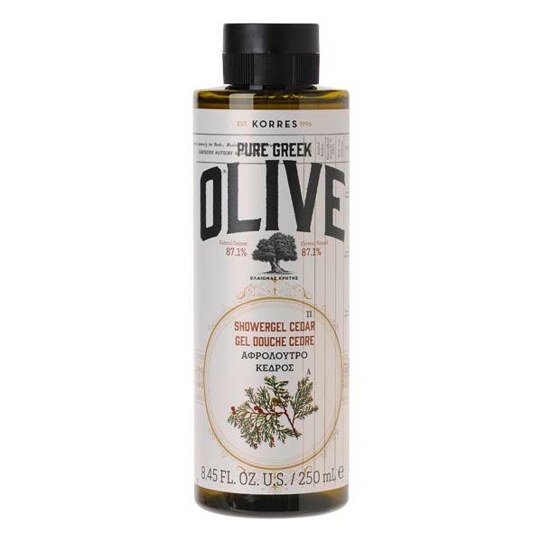 KORRES Olive & Cedar Showergel 250 ml - 1
