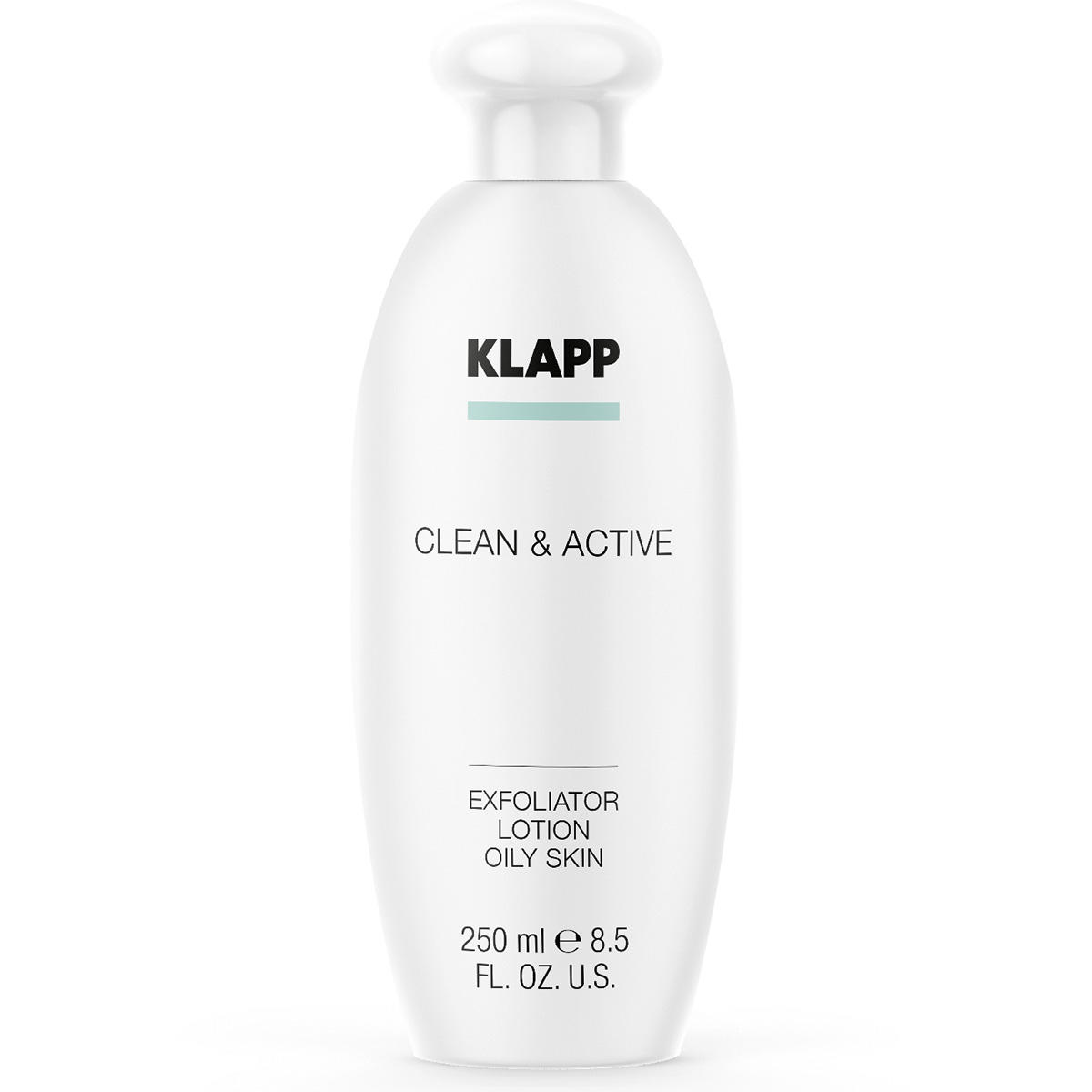 KLAPP CLEAN & ACTIVE Exfoliator Lotion Oily Skin 250 ml - 1