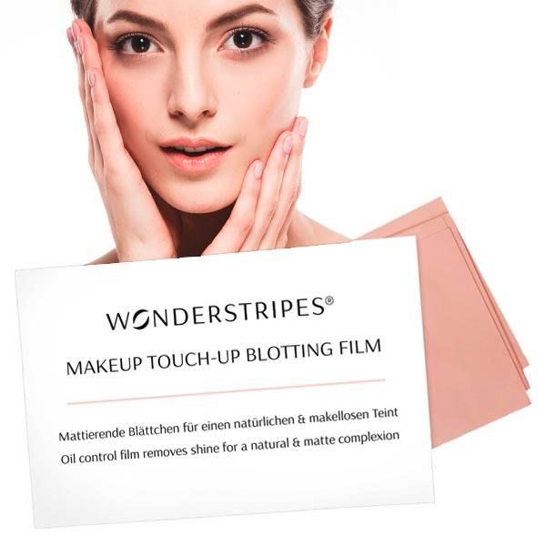 Wonderstripes MakeUp Touch-Up Blotting Film Pro Packung 30 Stück - 1