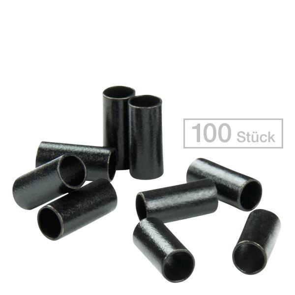 Balmain Micro Rings Zwart, Per verpakking 100 stuks - 1