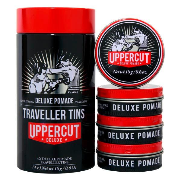 Uppercut Deluxe Pomade Traveller Tins 4 x 18 g - 1