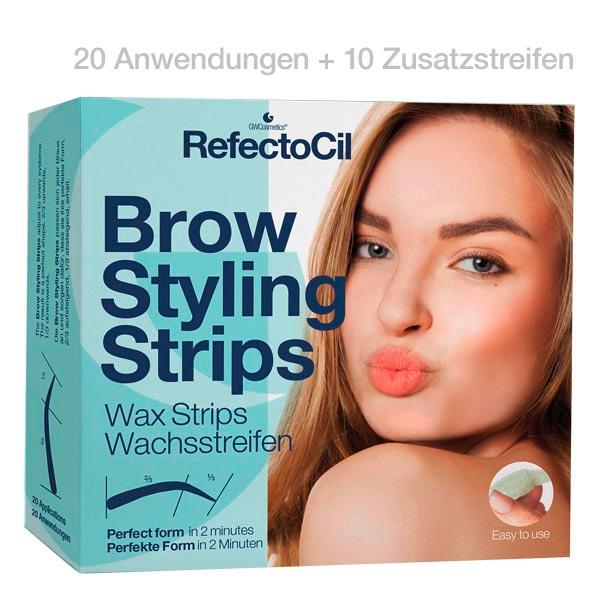 RefectoCil Brow Styling Strips Pour 20 applications + 10 bandes supplémentaires - 1