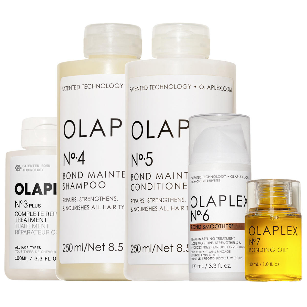 Olaplex Mega Pflege Set No.3PLUS + No.4 + No.5 + No.6 + No.7  - 1