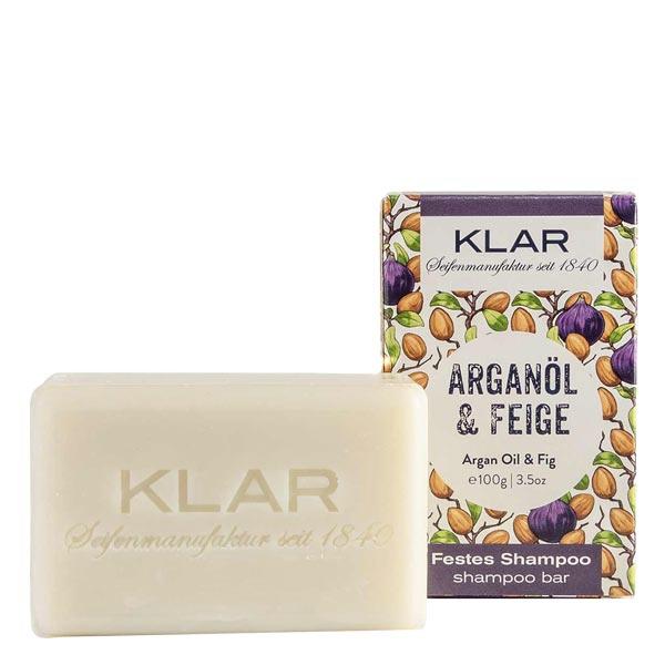 KLAR Shampoo solido Olio di Argan & Fico 100 g - 1