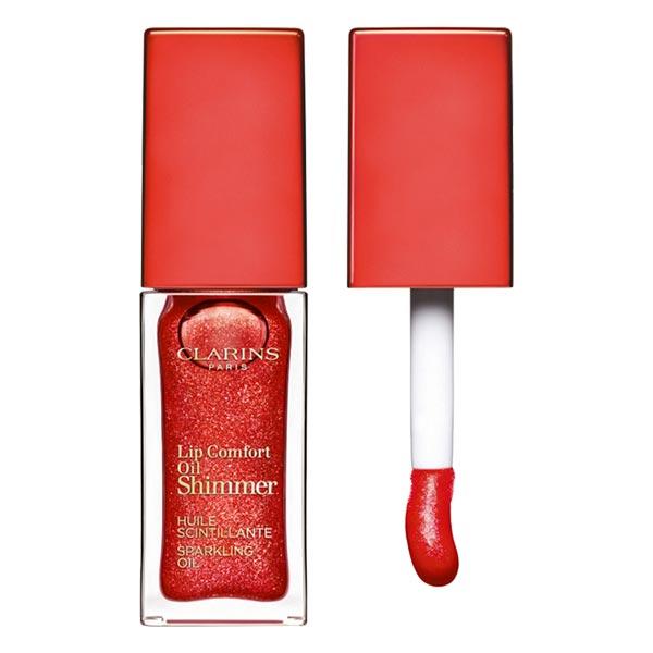 CLARINS Lip Comfort Oil Shimmer 07 Red Hot 7 ml - 1