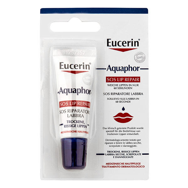 Eucerin Aquaphor Protect & Repair SOS Reparación de labios 10 ml - 1