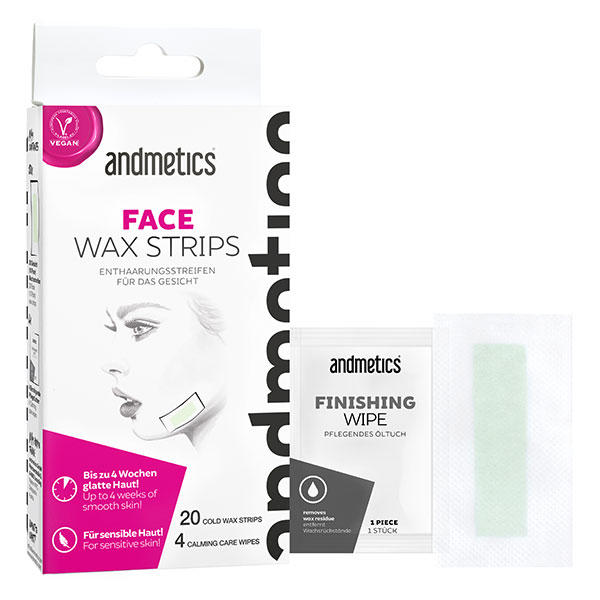 andmetics Face wax strips  - 1