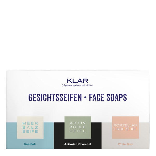KLAR Coffret cadeau de savons pour le visage  - 1
