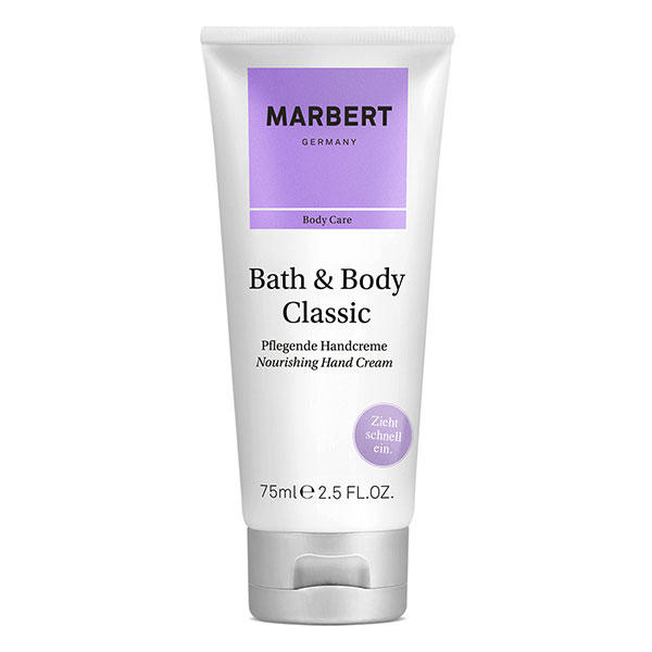Marbert Body Care Bath & Body Classic Pflegende Handcreme 75 ml - 1