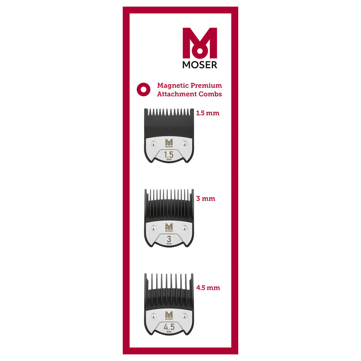 Moser Premium Magnet-Aufsteckkammset  - 1
