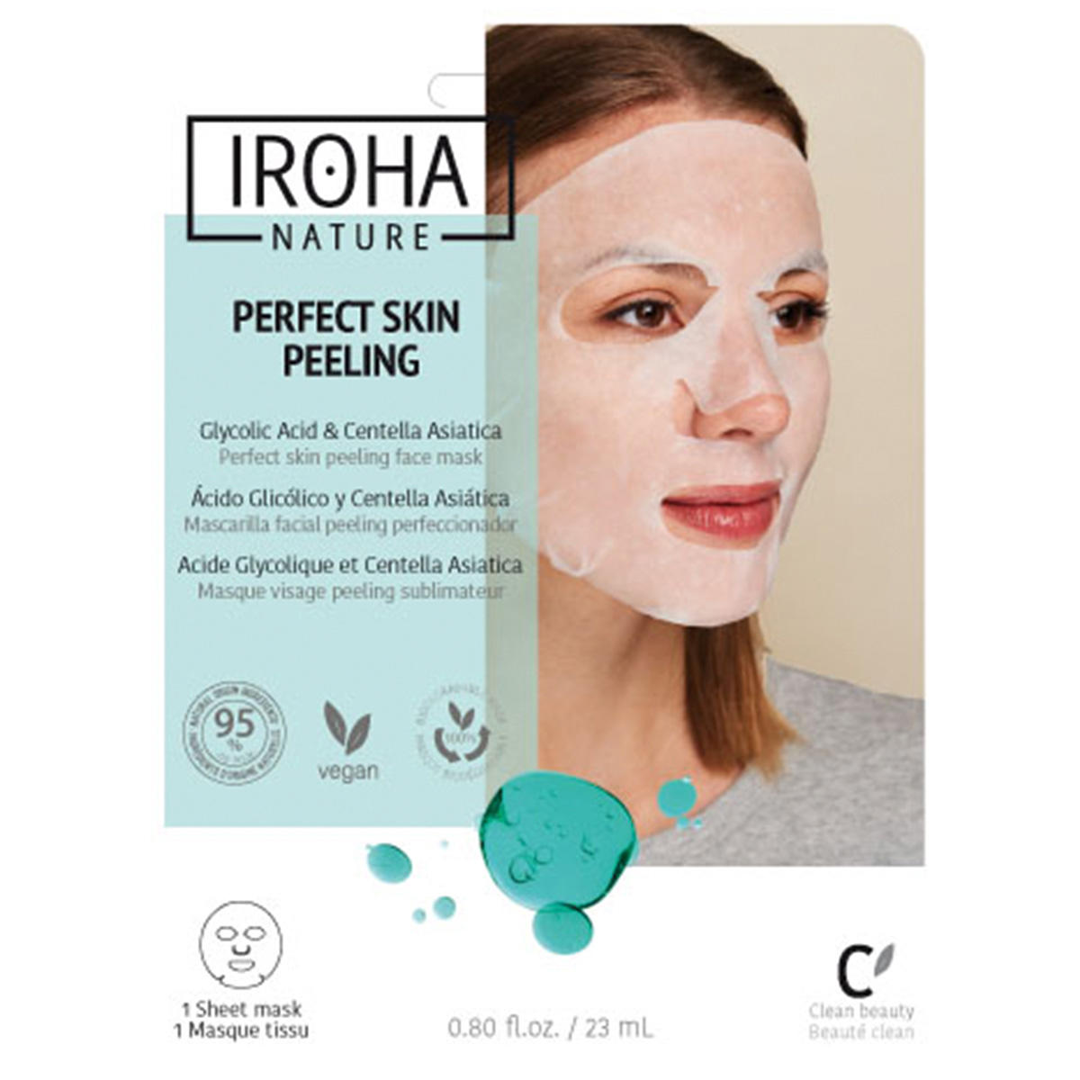 IROHA nature Perfect Skin Peeling Face Mask 1 Stück - 1