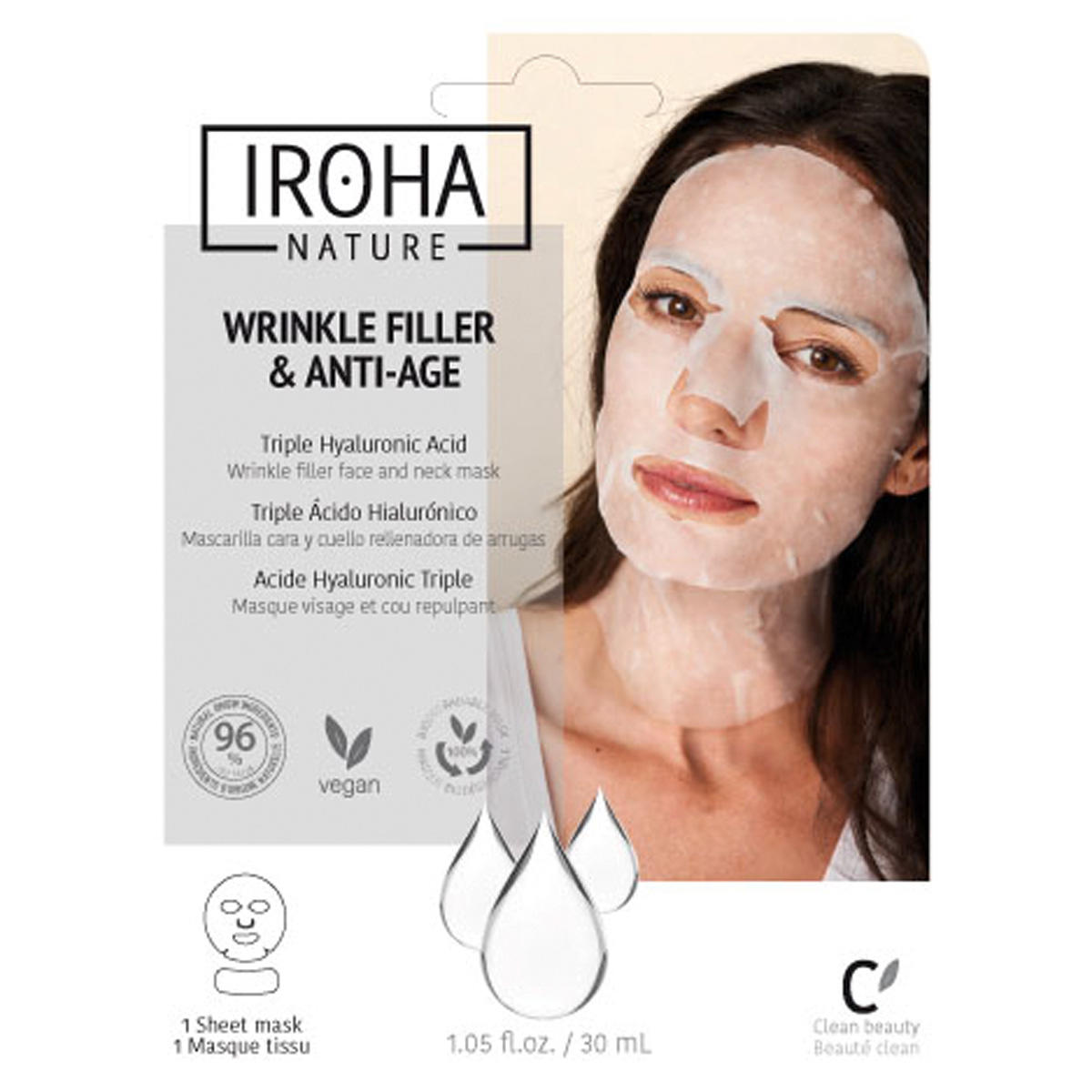 IROHA nature Wrinkle Filler & Anti-Age Mask 1 Stück - 1